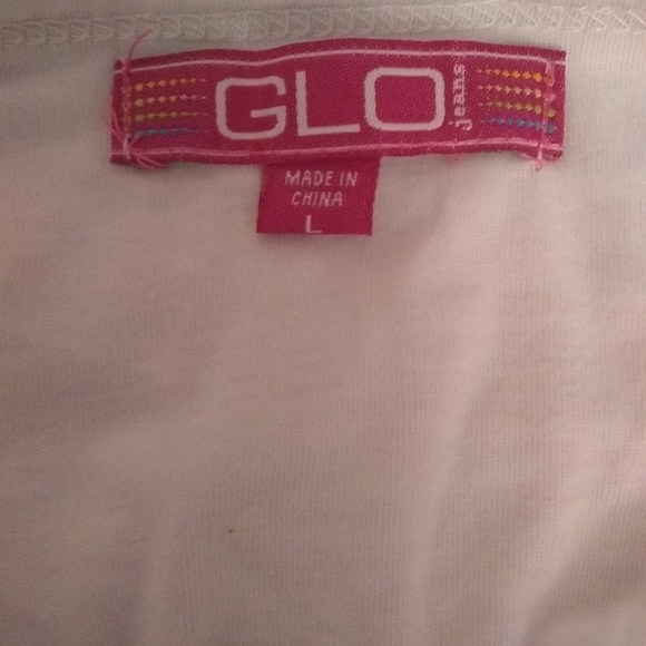 Fun retro bead fringe baendo/strapless top - Picture 8 of 10